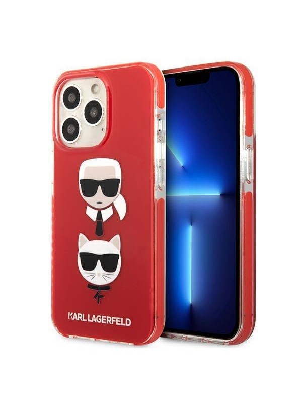 Karl Lagerfeld Karl&Choupette Head Case for iPhone 13 Pro / iPhone 13 - Red