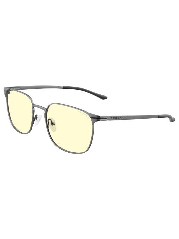 GUNNAR - Monterey, Titanium Series Gaming Bril - Computerbril - Blauw Licht Bril - Blue Light Glasses 0.2 Sterkte Amber