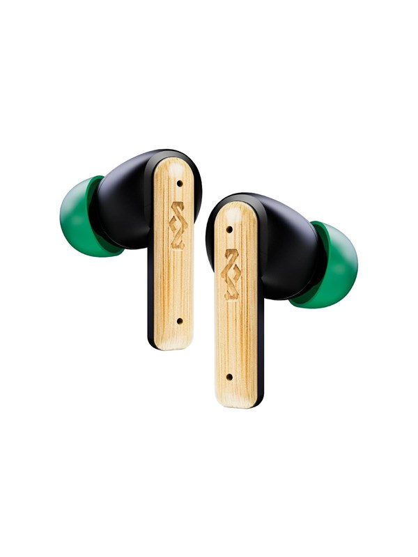 House of Marley Little Bird Draadloze Oordopjes - Bluetooth Oortjes Draadloos - 24 uur Batterijduur - Eco Friendly Design - Quickcharge - Touchbediening - Zwart