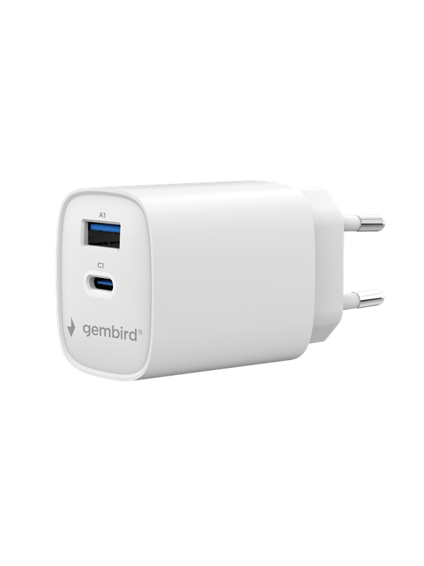 Gembird 2-port 30 W USB fast charger
