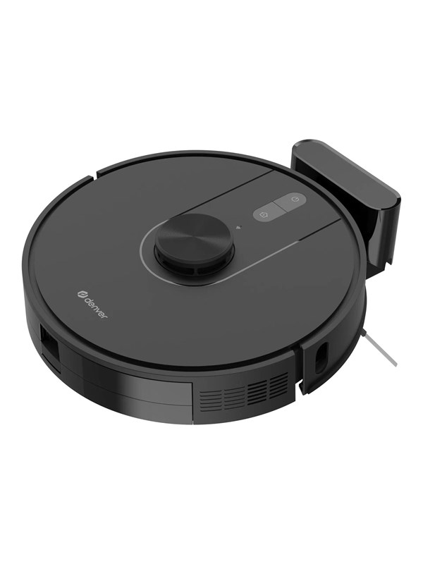 Denver Robotstofzuiger met Laadstation - Smartphone TUYA App - Amazon Alexa compatible - LiDAR mapping - Zijborstel - Borstelloze motor - Geschikt voor Huisdierharen - RVC135