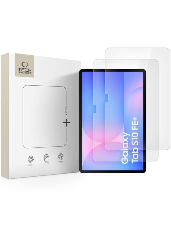 Tech-Protect Glass Fit+ Tempered Glass for Samsung Galaxy Tab S10 FE+ 13.1 620 / X626B