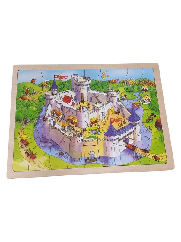 Playwood Wooden Castle Jigsaw Puzzle - 41 pcs. Hout