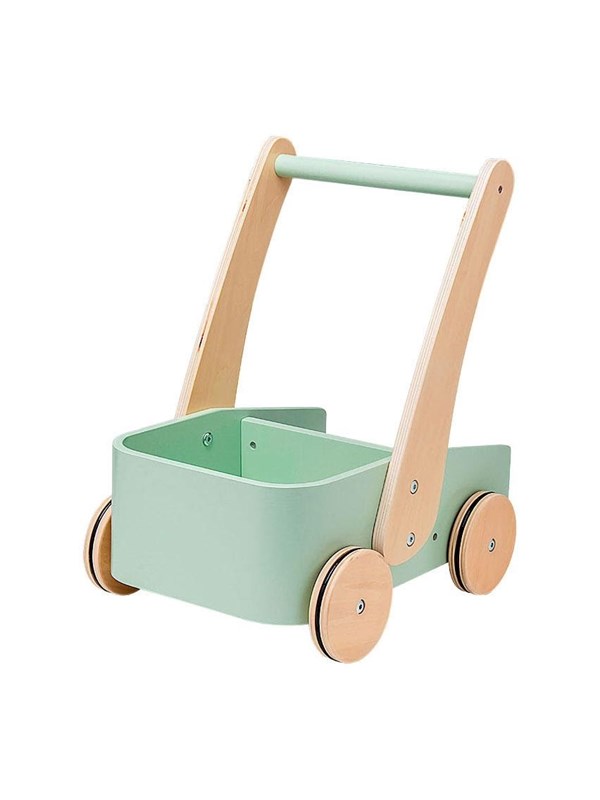 Playwood duwwagen groen loopwagen little walker
