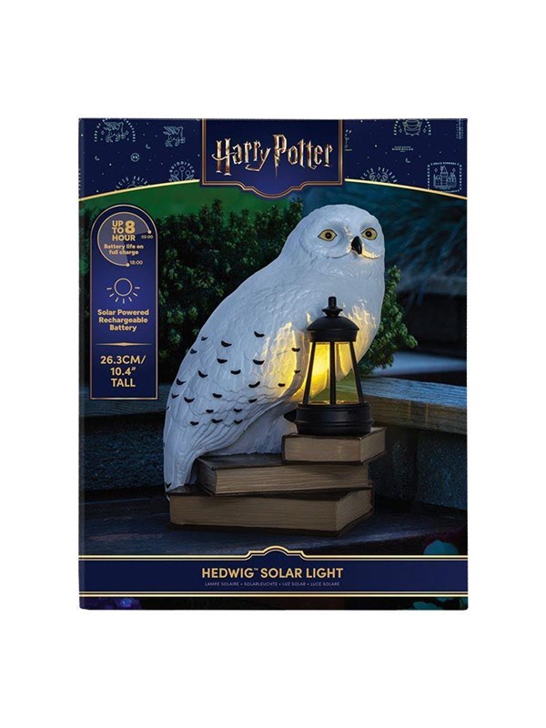 Hedwig Solar Tuinlamp – Buitenlamp met Dag‑en‑Nachtsensor – Oplaadbaar – Paladone