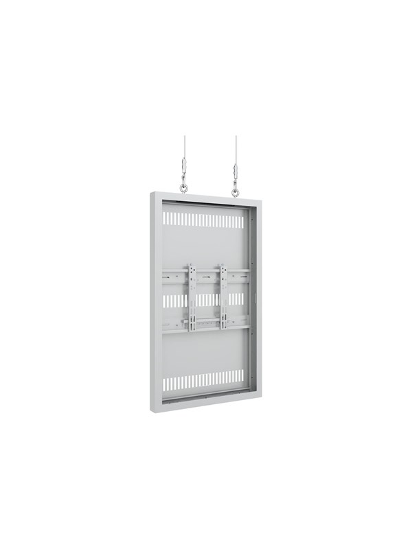 Multibrackets M Pro Series enclosure - for digital signage panel - wire slim small - white - Max 40 kg - recommended for 43"