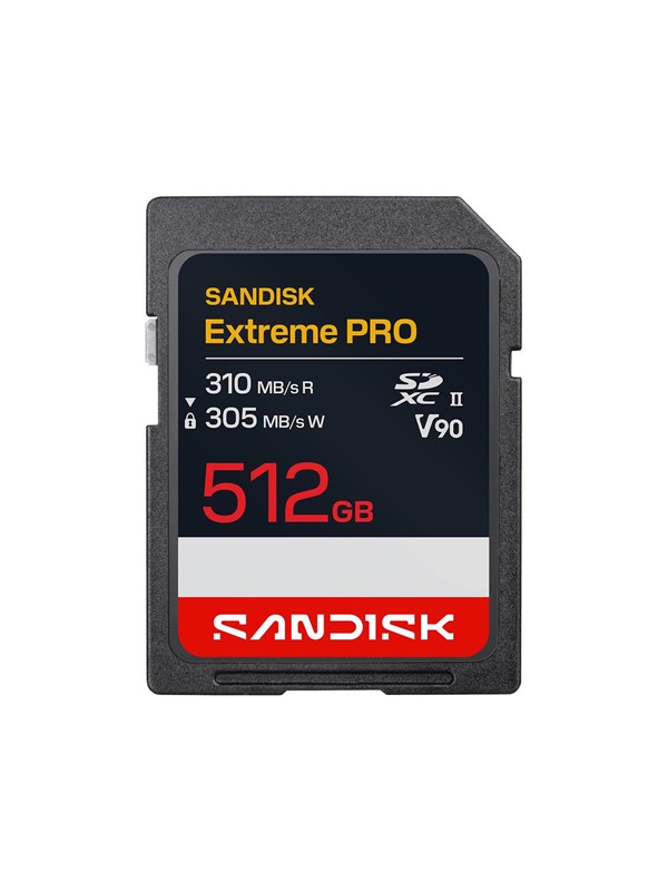SANDISK Extreme PRO SDXC - 310MB/s - 512GB