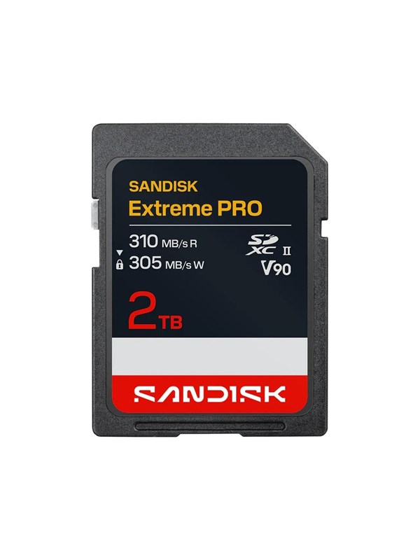 SANDISK Extreme PRO SDXC - 310MB/s - 2TB