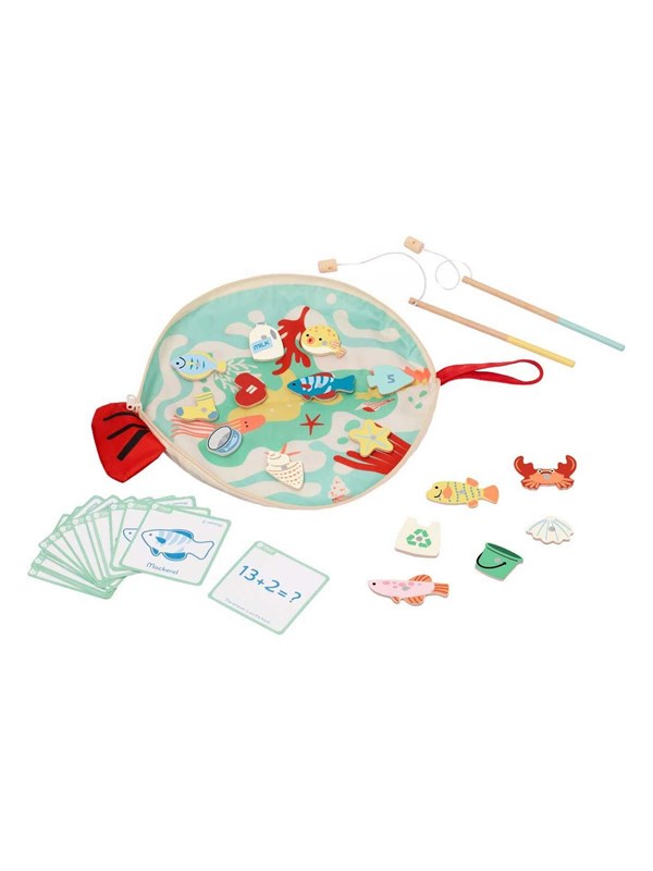 Classic World houten visspel magnetisch FSC educatief speelgoed.