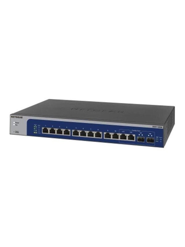 Netgear Plus XS512EM - v2 - switch - 12 ports - smart - rack-mountable