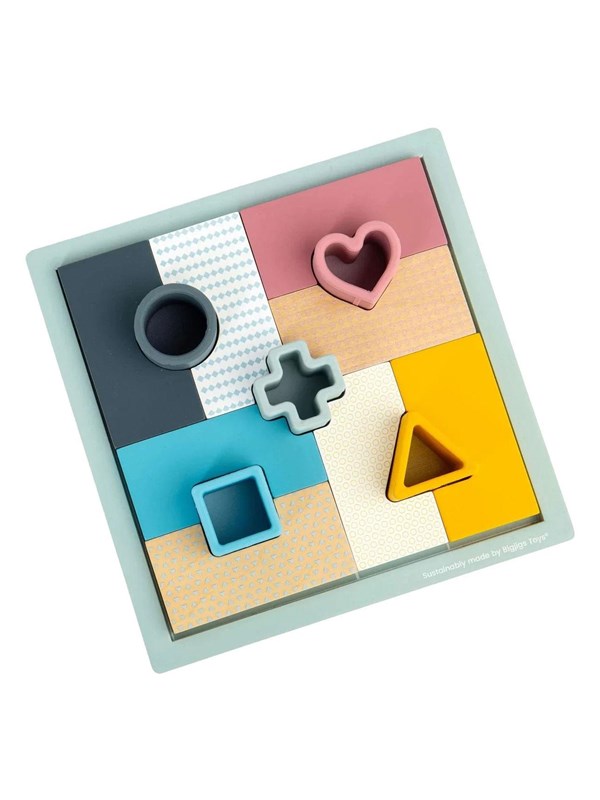 BigJigs educatief houten mozaïek puzzel spel FSC gecertificeerd.