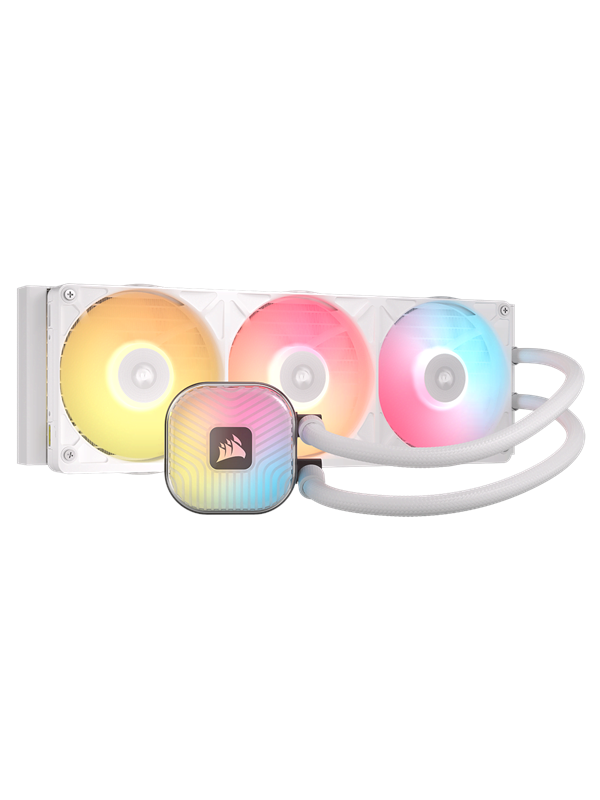 CORSAIR iCUE LINK TITAN II 360 RX - RGB – All-in-One Waterkoeler – 360mm – Wit