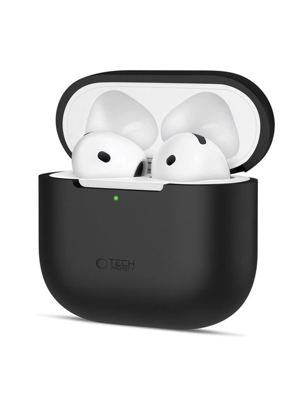 Tech-Protect Silicone Case for Apple AirPods 4 - Black
