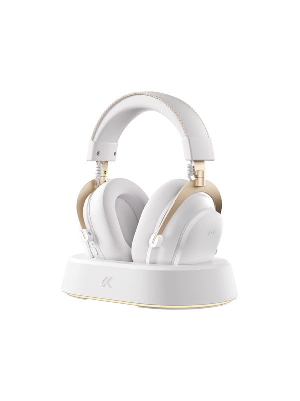 MCHOSE V9 Turbo+ Wireless Gaming Headset - White Gold