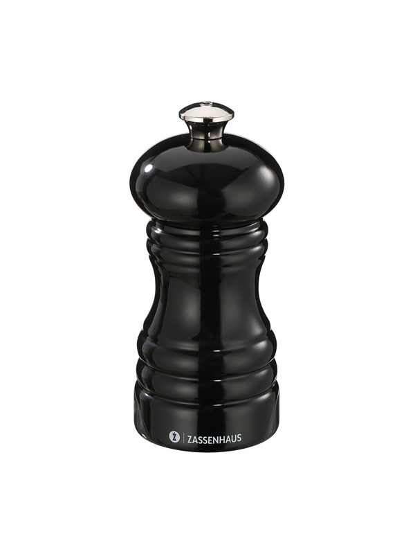Zassenhaus Berlin zout 12 cm glanzend zwart