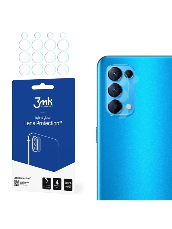 3mk Lens Protection Hybrid Camera Lens Glass for Oppo Reno 5 / 5K 5G