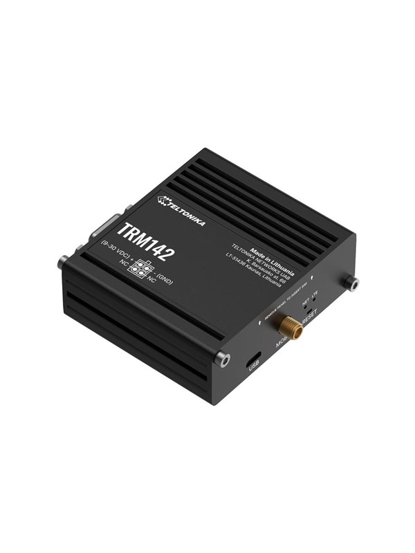Teltonika TRM142 - wireless router - WWAN - LTE - 4G 3G 2G - DIN rail mountable wall-mountable surface-mountable - Wireless router LTE