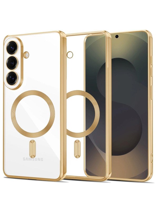 Tech-Protect MagFlex Case for Samsung Galaxy S26+ - Clear Gold