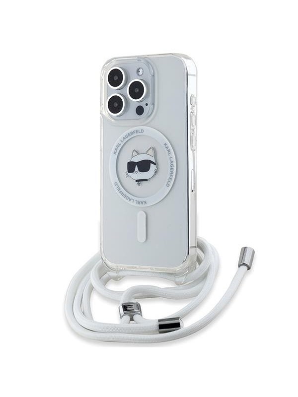 Karl Lagerfeld IML Choupette Head & Cord MagSafe case for iPhone 13 Pro Max - transparent