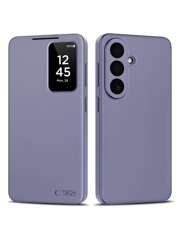 Tech-Protect Smart Wallet Case for Samsung Galaxy S26 - Purple