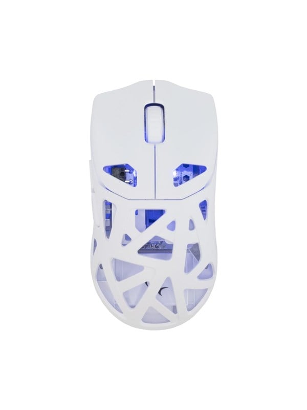 White Shark DAGONET Wireless (White) - Gaming muis - Optisch - 6 knoppen - Wit