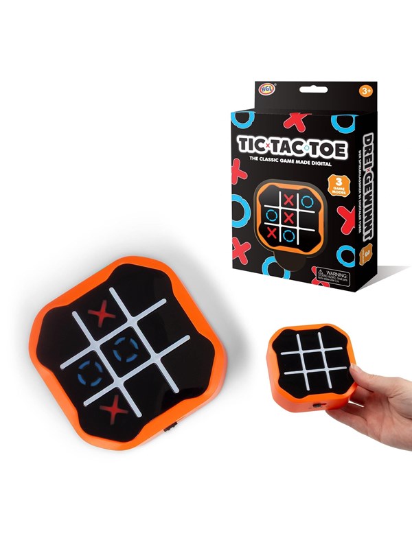 Pocket Money Digital Tic Tac Toe Game - Orange
