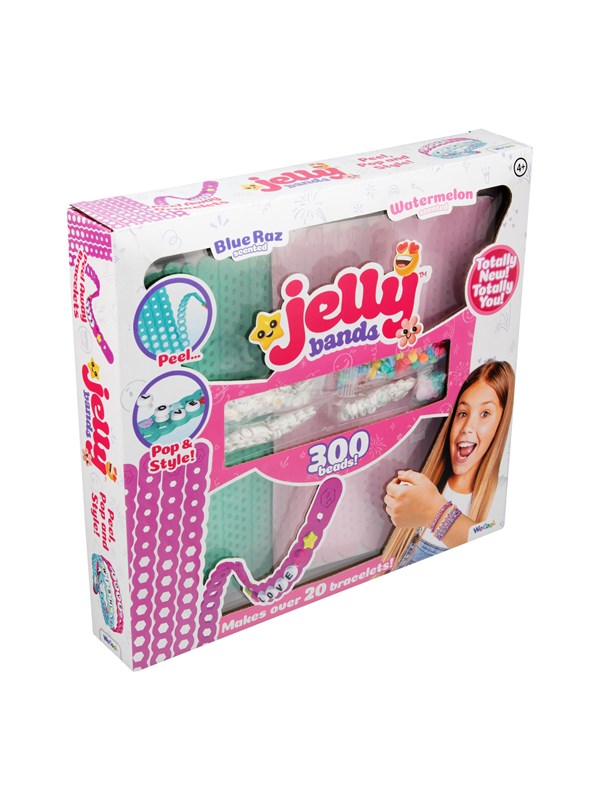 Jelly Bands Blue Razberry-Watermelon Bracelets 2 P