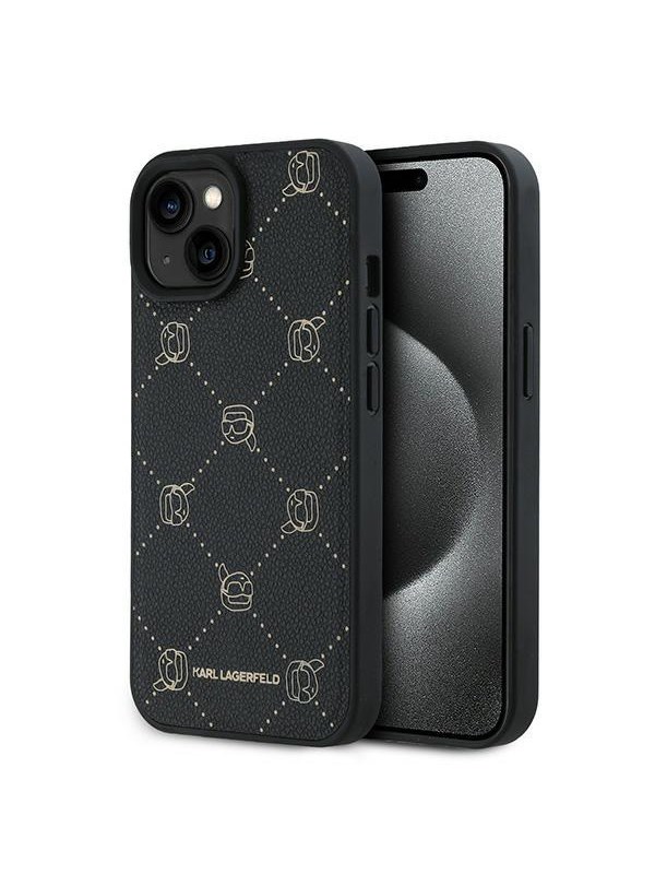 Karl Lagerfeld Karl Head MagSafe Case for iPhone 15 Plus - Black