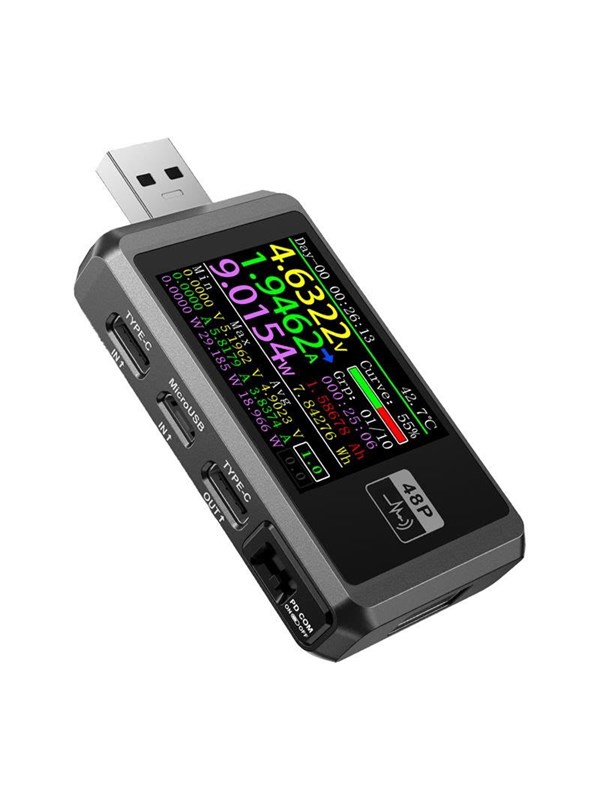 FNIRSI FNB48P USB Port Tester Black