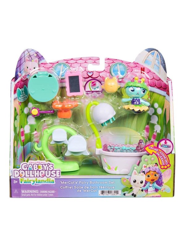 Gabby's Dollhouse Mercat Fairy Bathroom