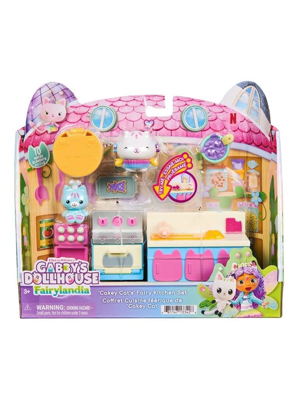 Gabby's Dollhouse Cakey Cat Fairy Kitchen