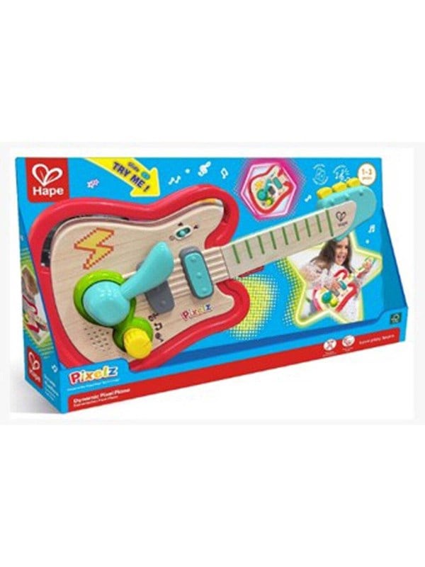 Hape Pixelz Rainbow Rock Guitar