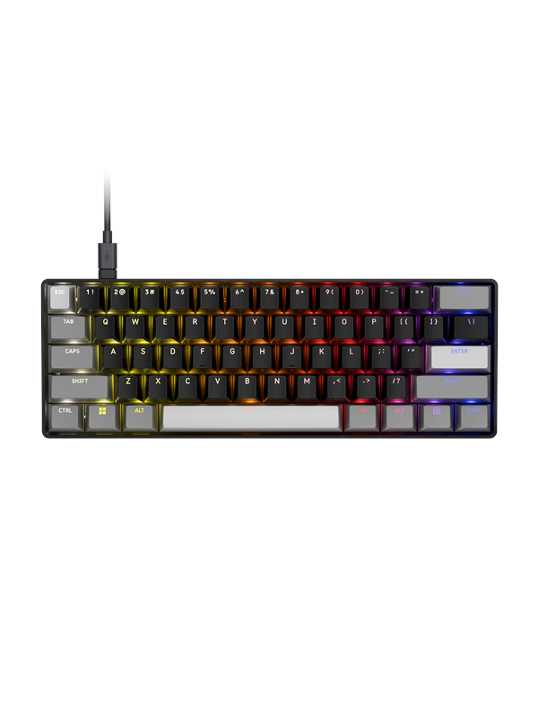 Corsair CLIPPER PRO MINI 60 - Gaming Toetsenbord - Zonder Numpad - Noords - Zwart