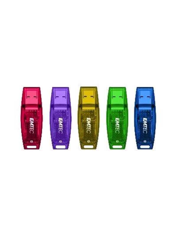 Emtec C410 Color Mix Candy jar - 8GB - USB-stick