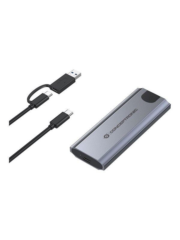 Conceptronic - storage enclosure - M.2 NVMe Card / PCIe (NVMe) - USB 3.2 (Gen 2)