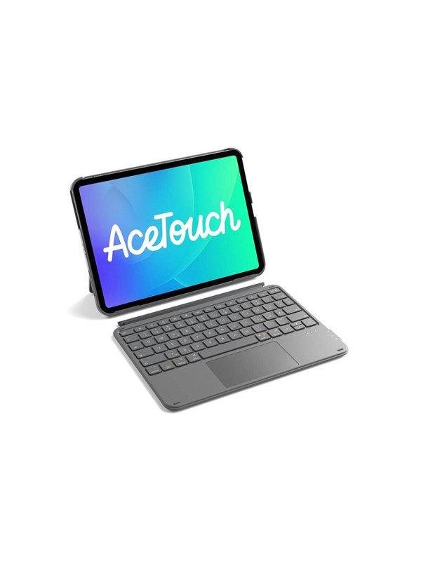 Inateck KB04122 Bluetooth Toetsenbord met Touchpad – Grijs – QWERTZ – Geschikt voor iPad Air & iPad Pro