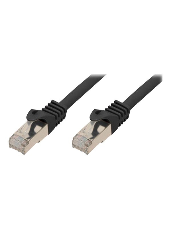 shiverpeaks BASIC-S patch cable - 7.5 m - black - Zwart - 7.5m