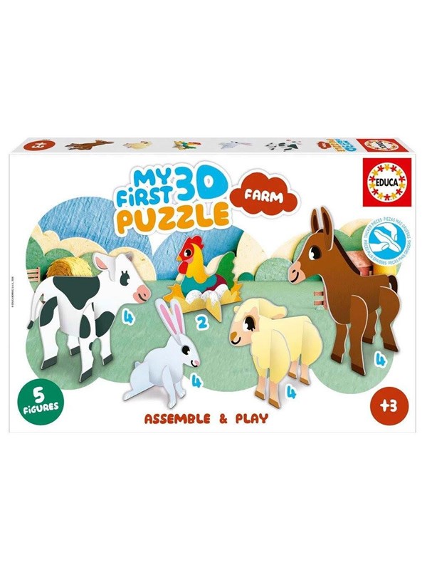 Educa 3D Puzzle Kids Baby Farm 3D Puzzels