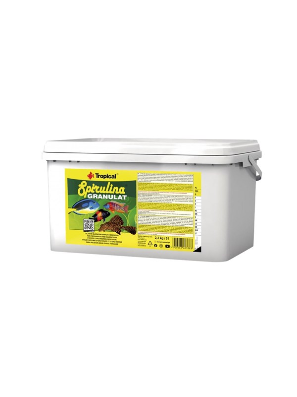 Tropical Spirulina Granulat 5 L. / 2.2 kg.