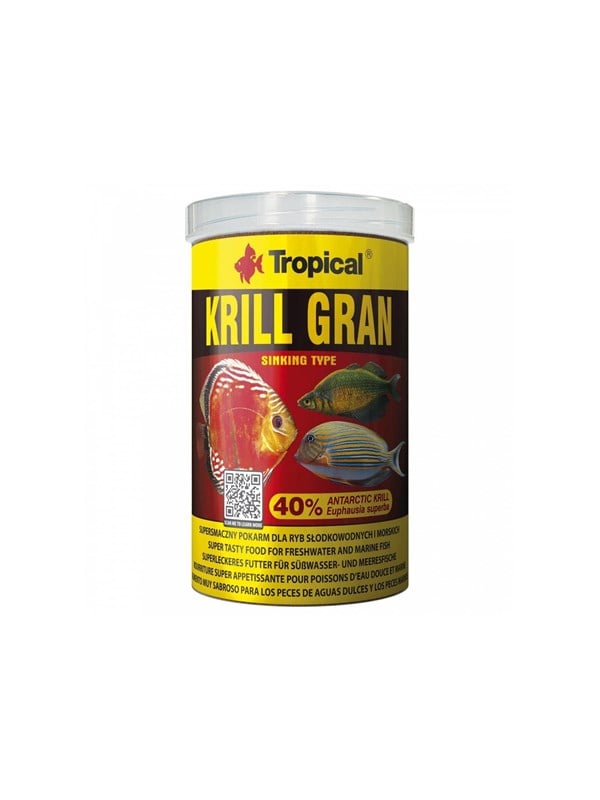 Tropical Krill Granulaat - 1 Liter - Aquarium Visvoer