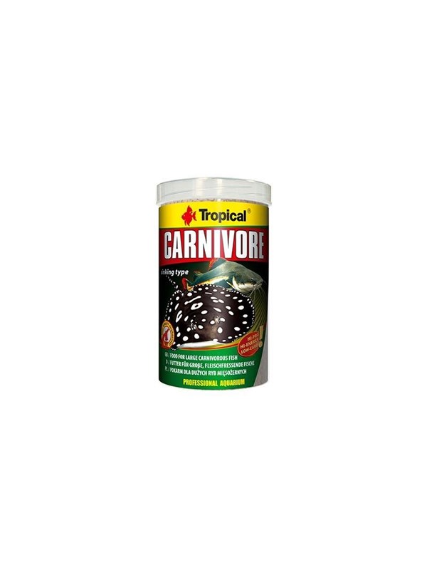 Tropical Carnivore - 1 Liter - Voer voor roofvissen - Visvoer