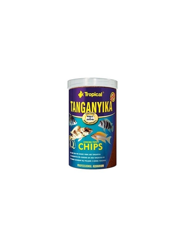Tropical Tanganyika Chips - 1 Liter - Tanganyika Visvoer - Aquarium Visvoer