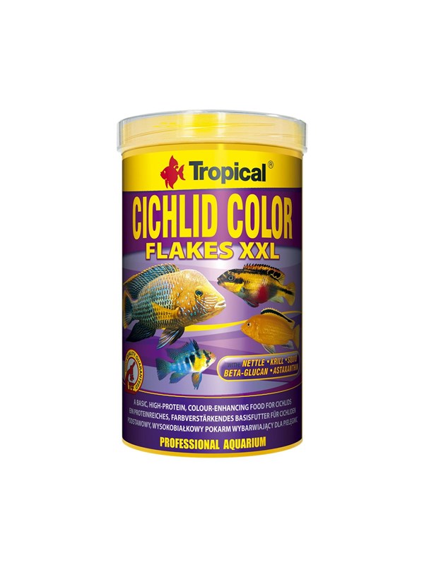 TROPICAL Cichlid color flakes XXL 160G/1000ML