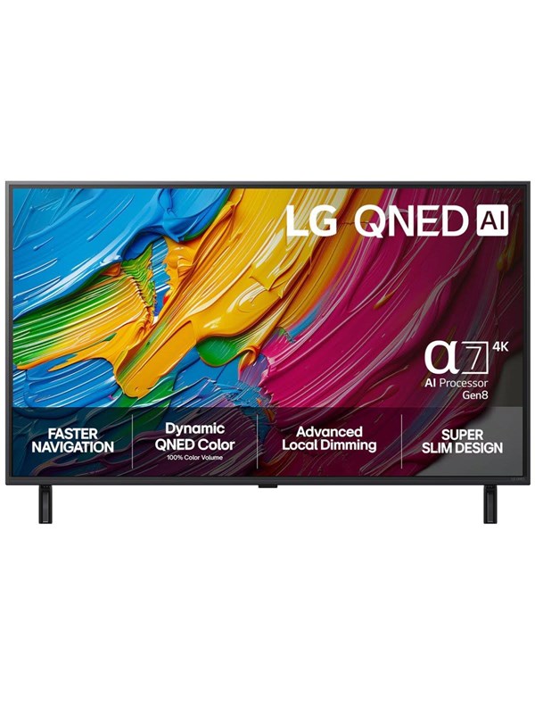 LG 43" Flat screen TV QNED 4K 43QNED8EA6B