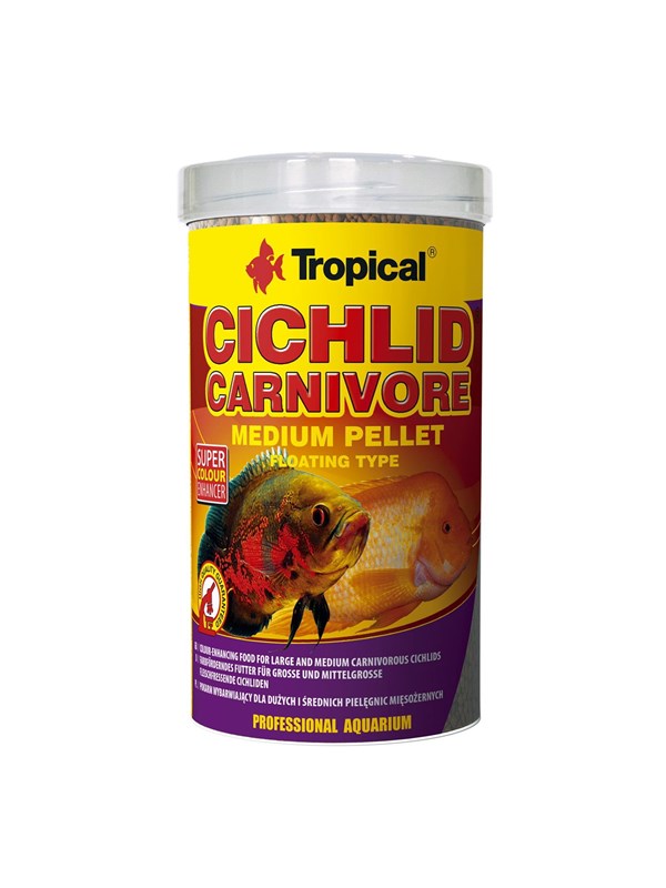Tropical Cichlid Carnivore Medium Pellet 1000 ml. / 360 g.