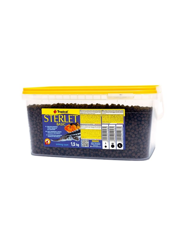 Tropical Størfoder BASIC 3 l./ 1500 g. Spand 8 mm.