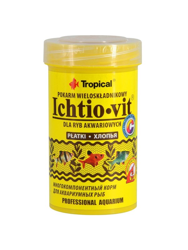 Tropical Ichtio-Vit 1 Liter – Hoofdvoer - Visvoer – Vlokkenvoer