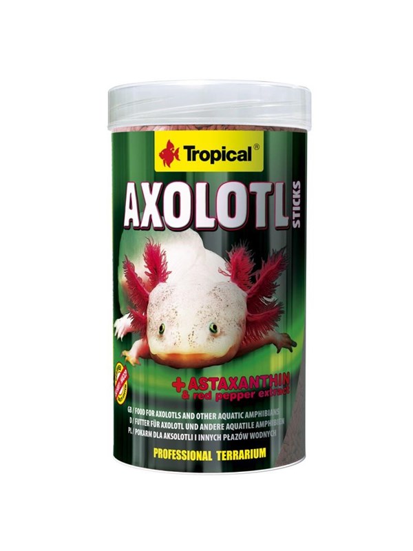 Tropical Axolotl Sticks - Voer voor Axolotls - 135g