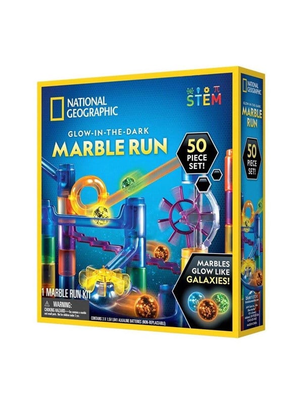 National Geographic Glow-In-The-Dark Marble Run