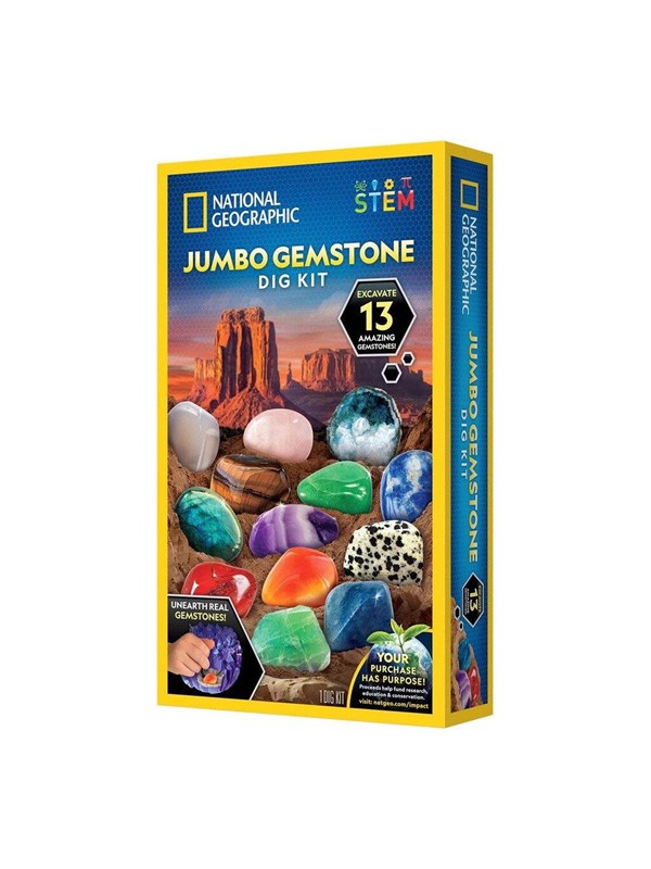 National Geographic Jumbo Gemstone Dig Kit